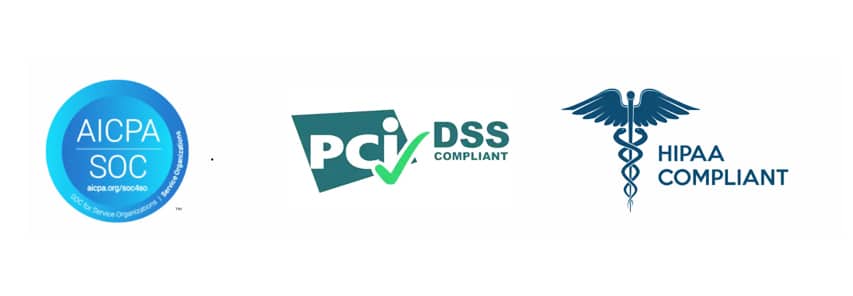 Compliance with HIPAA, PCI-DSS, SOC 2